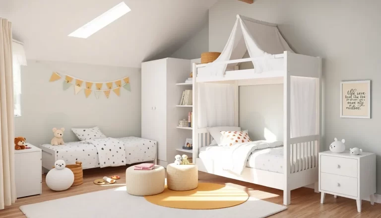 Camas literas ahorradoras de espacio para habitaciones infantiles