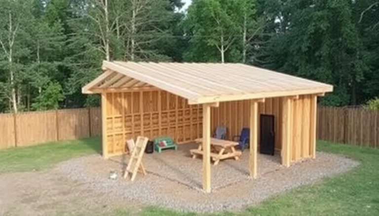 Cómo construir un cobertizo tipo lean-to