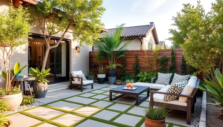 Cómo diseñar patios frontales con atractivo visual