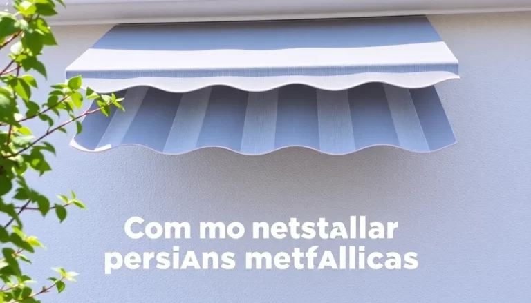 Cómo instalar persianas metálicas para huracanes