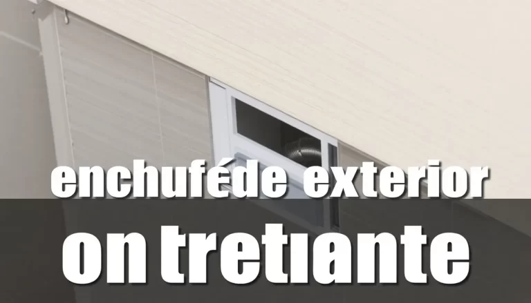 Cómo instalar un enchufe exterior correctamente