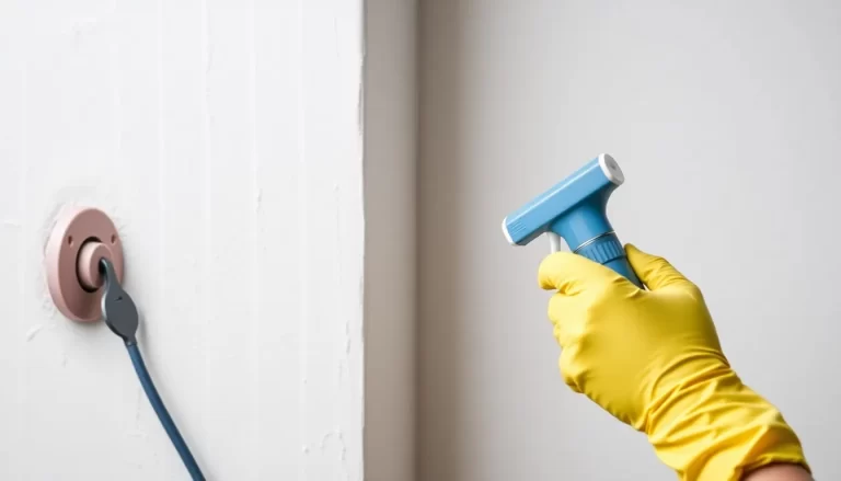 Cómo quitar anclajes de pared y limpiar paredes sucias