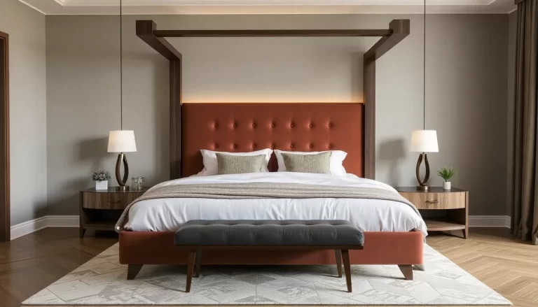 Estructuras de cama con cabeceros para un diseño de lujo