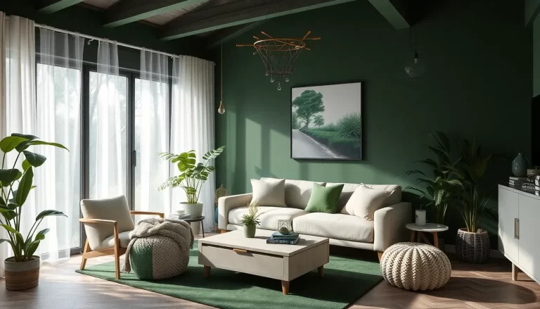 Ideas de decoración en verde oscuro inspiradas en el bosque