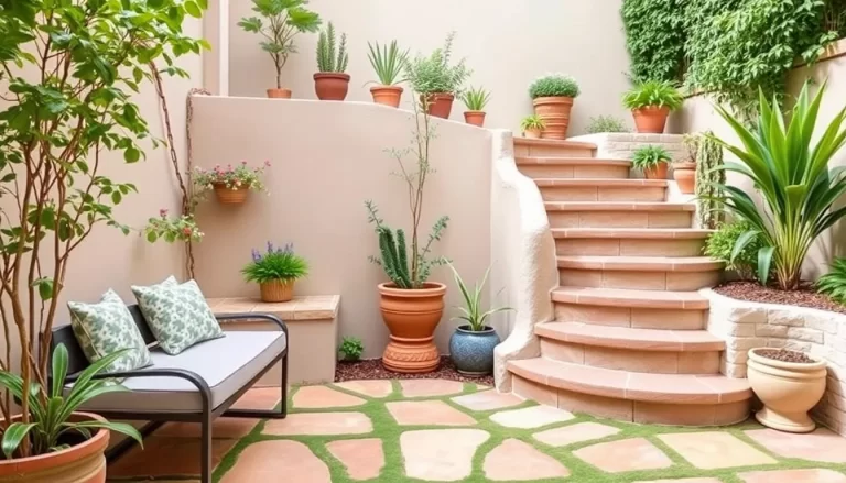Ideas de escaleras de jardín para embellecer tu patio