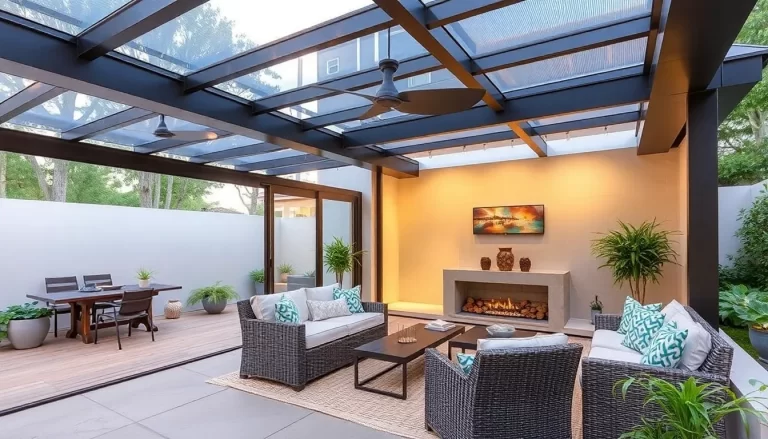 Ideas de ventiladores de techo exteriores para tu patio y más