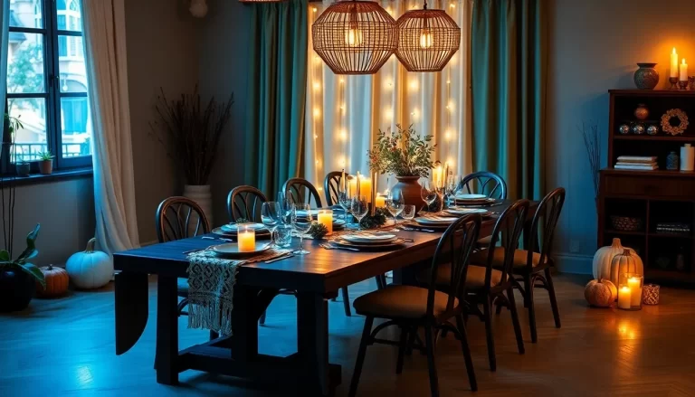 Ideas sencillas para decorar una mesa festiva de otoño