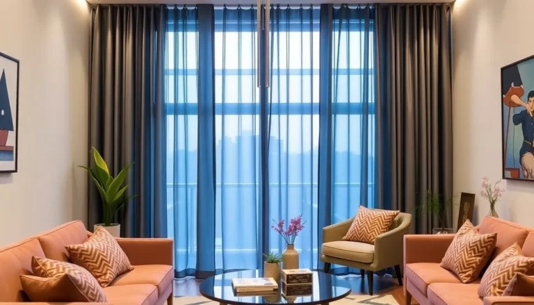 Tendencias de cortinas para salas de estar de diseñadores destacados